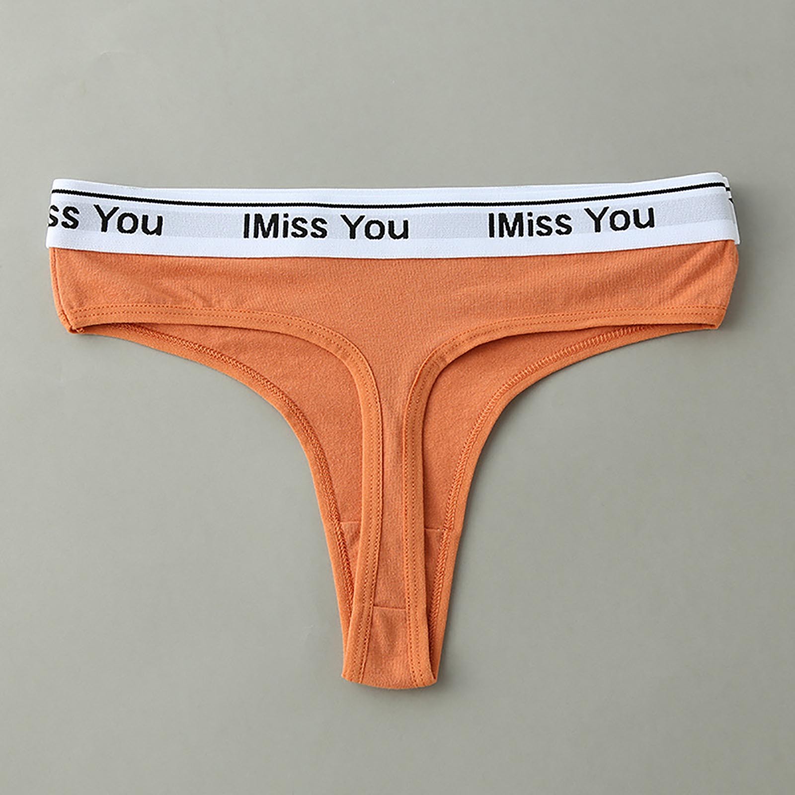 thumbnail image 4 of Tanga sin costuras de algodón de cintura baja para mujer - Braguitas sexy de color liso, ajuste cómodo - Lencería Four Seasons, 4 of 8